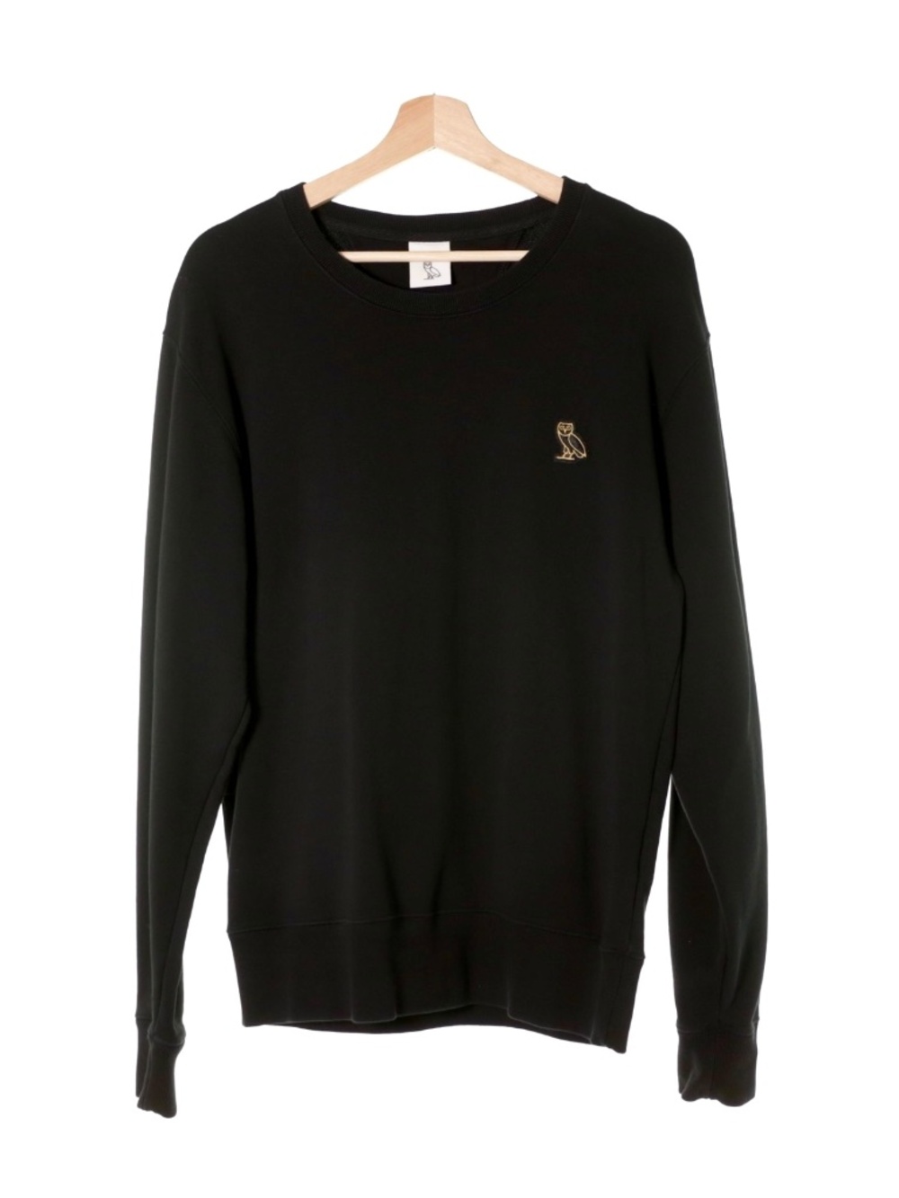OVO Octobers Very Own Drake Classic Crewneck Black Sweatshirt Mens S Streetwear
